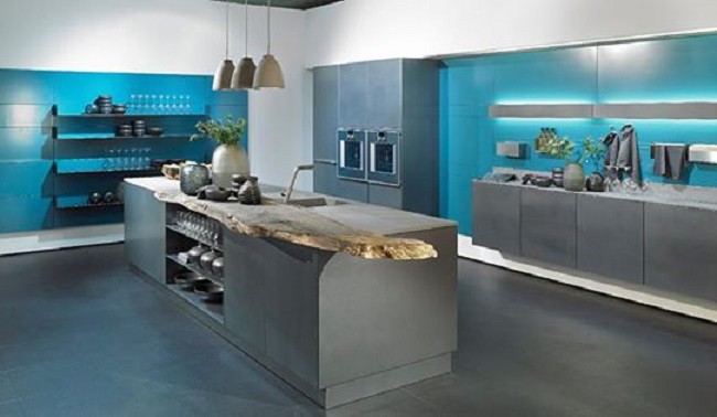 Alno INOX – Stainless steel kitchen fronts